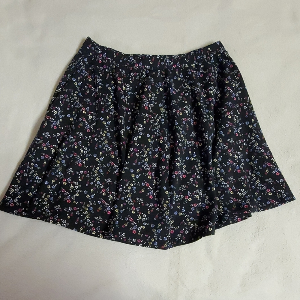 Black short skirt